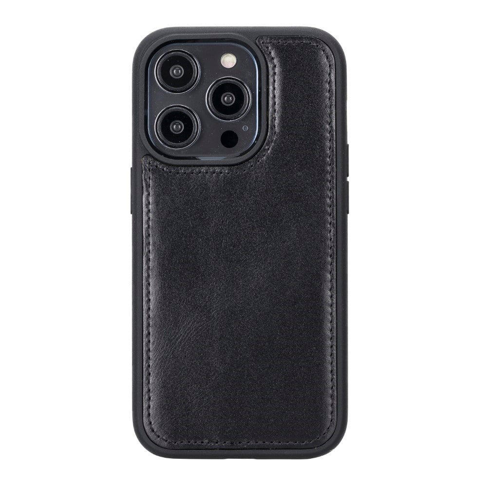 Cep Telefonu Aksesuarları Apple iPhone 14 Pro Uyumlu Deri Cüzdanlı Kılıf MWWN RST1 Siyah Satın Al