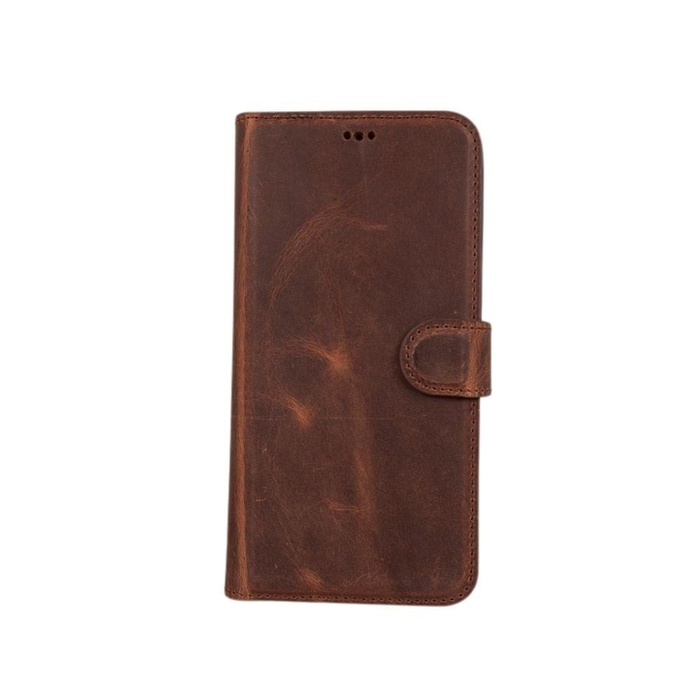 Cep Telefonu Aksesuarları Apple iPhone 11 Pro Max Uyumlu Deri Cüzdanlı Kılıf RFID G2 Kahve Satın Al