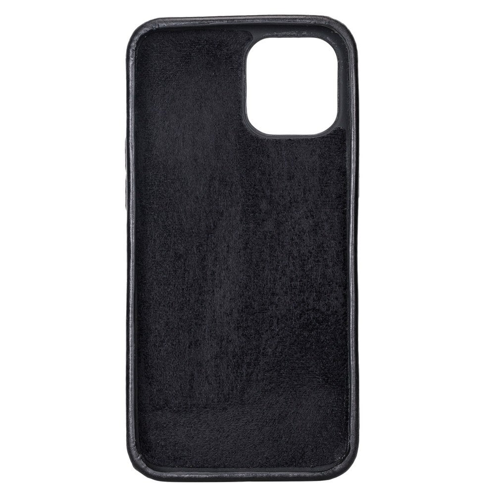 Cep Telefonu Aksesuarları Apple iPhone 12 Pro Max Uyumlu Deri Arka Kapak ROCK RST1 Siyah Satın Al