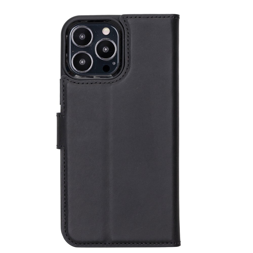 Cep Telefonu Aksesuarları Apple iPhone 13 Pro Uyumlu Deri Cüzdanlı Kılıf Liluri G1 Siyah Satın Al