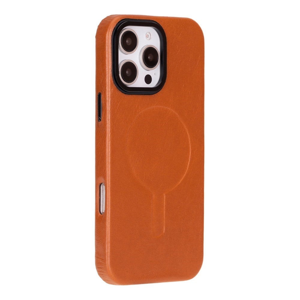 Cep Telefonu Aksesuarları Apple iPhone 16 Pro Max uyumlu, Hakiki Deri, El Yapımı Kılıf, Gölgeli Taba Satın Al