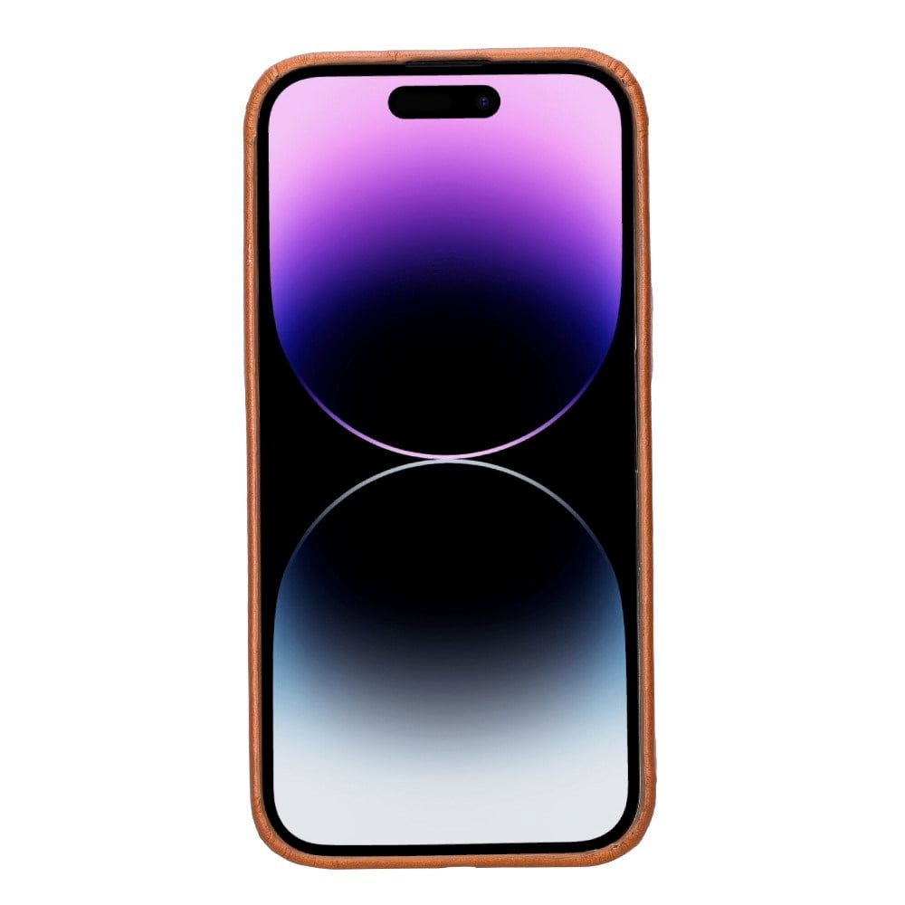 Cep Telefonu Aksesuarları Apple iPhone 14 Pro Max Uyumlu Deri Arka Kapak ROCK G2 Satın Al