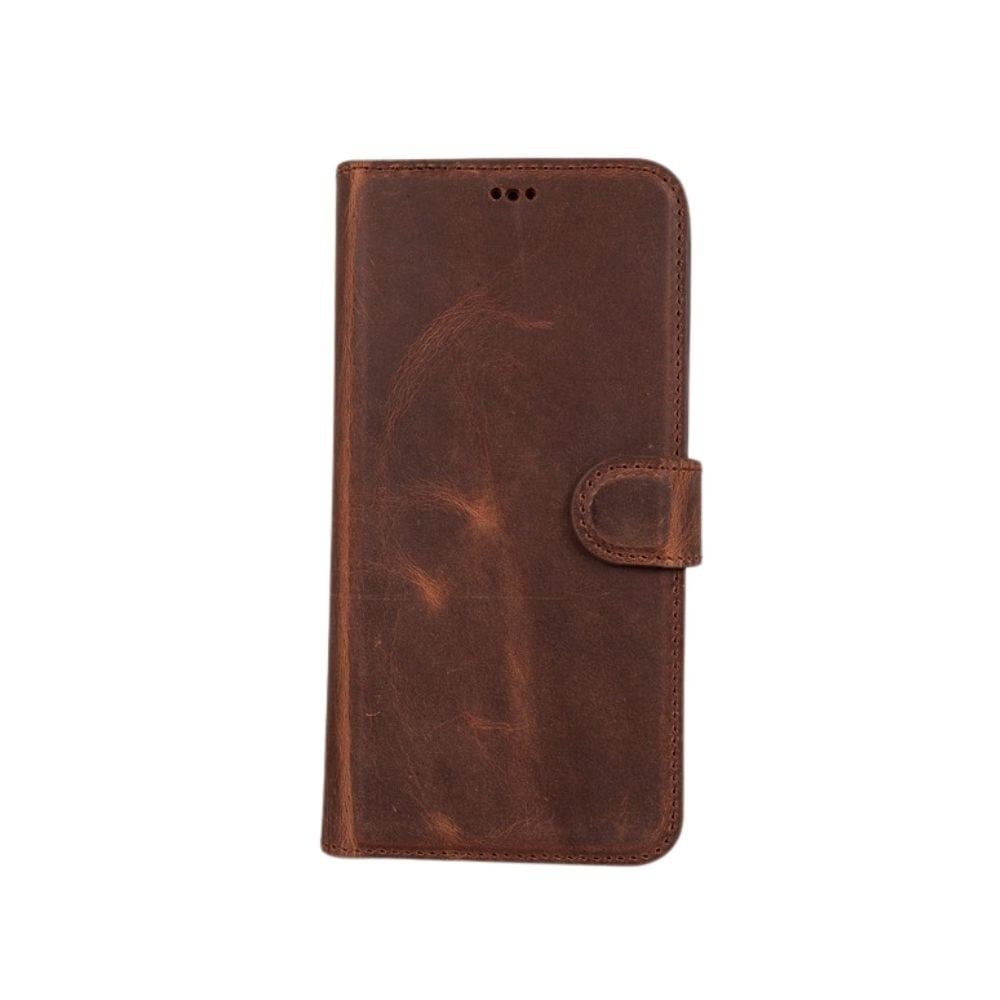 Cep Telefonu Aksesuarları Apple iPhone 11 Pro Max Uyumlu Deri Cüzdanlı Kılıf RFID G2 Kahve Satın Al