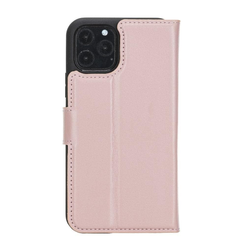 Cep Telefonu Aksesuarları Apple iPhone 11 Pro Uyumlu Deri Cüzdanlı Kılıf Pembe Satın Al