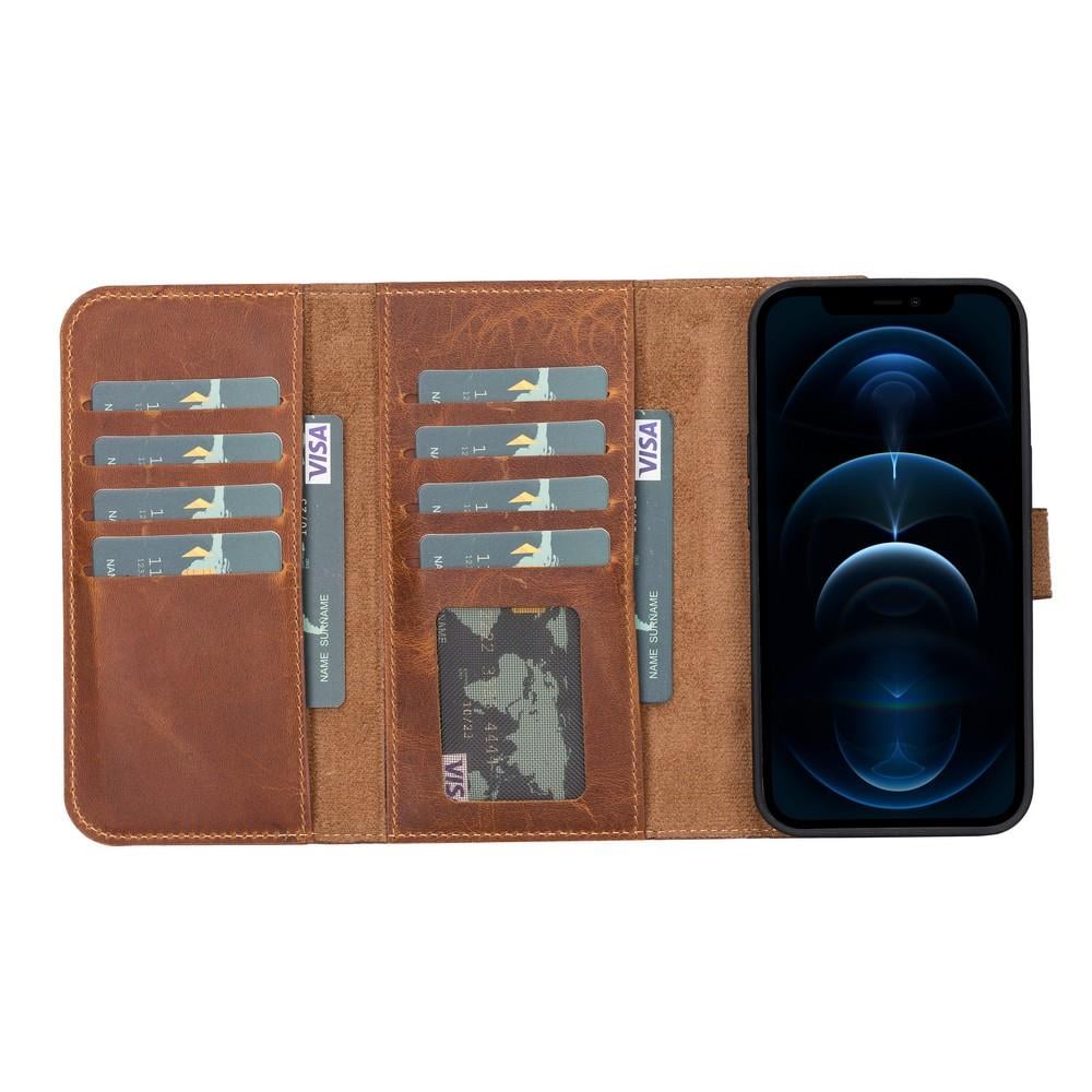 Cep Telefonu Aksesuarları Apple iPhone 13 Pro Uyumlu Deri Cüzdanlı Kılıf Santa G19 Taba Satın Al