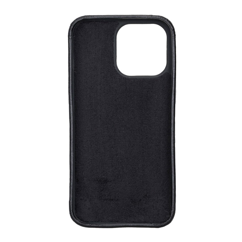 Cep Telefonu Aksesuarları Apple iPhone 13 Pro Uyumlu Deri Arka Kapak ROCK RST1 Siyah Satın Al