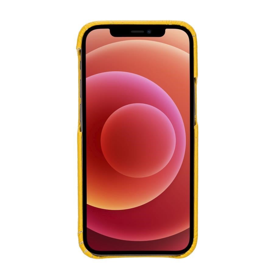 Cep Telefonu Aksesuarları Apple iPhone 12 mini Uyumlu Deri Arka Kapak F360 FL12 Sarı Satın Al