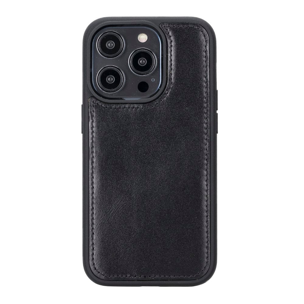 Cep Telefonu Aksesuarları Apple iPhone 14 Pro Uyumlu Deri Cüzdanlı Kılıf MWWN RST1 Siyah Satın Al