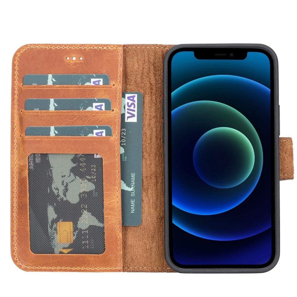 Cep Telefonu Aksesuarları Apple iPhone 13 Mini Uyumlu Deri Cüzdanlı Kılıf G19 Taba Satın Al