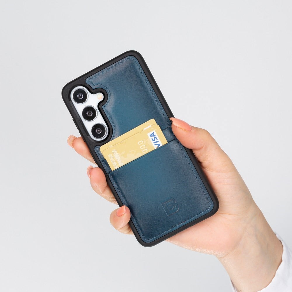 Cep Telefonu Aksesuarları Bouletta Samsung Galaxy S24 Uyumlu Deri Arka Kapak FXCP BRN4EF Satın Al