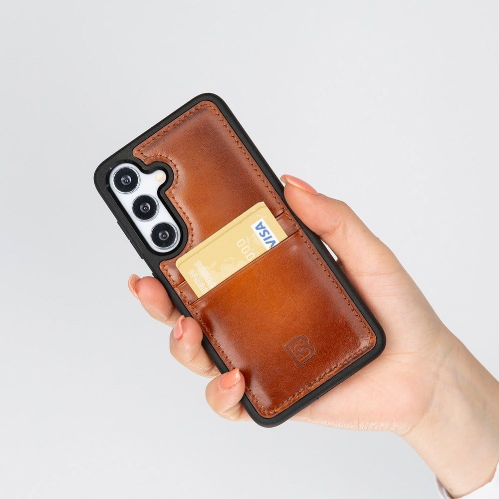 Cep Telefonu Aksesuarları Bouletta Samsung Galaxy S24 Uyumlu Deri Arka Kapak FXCP RST2EF Satın Al