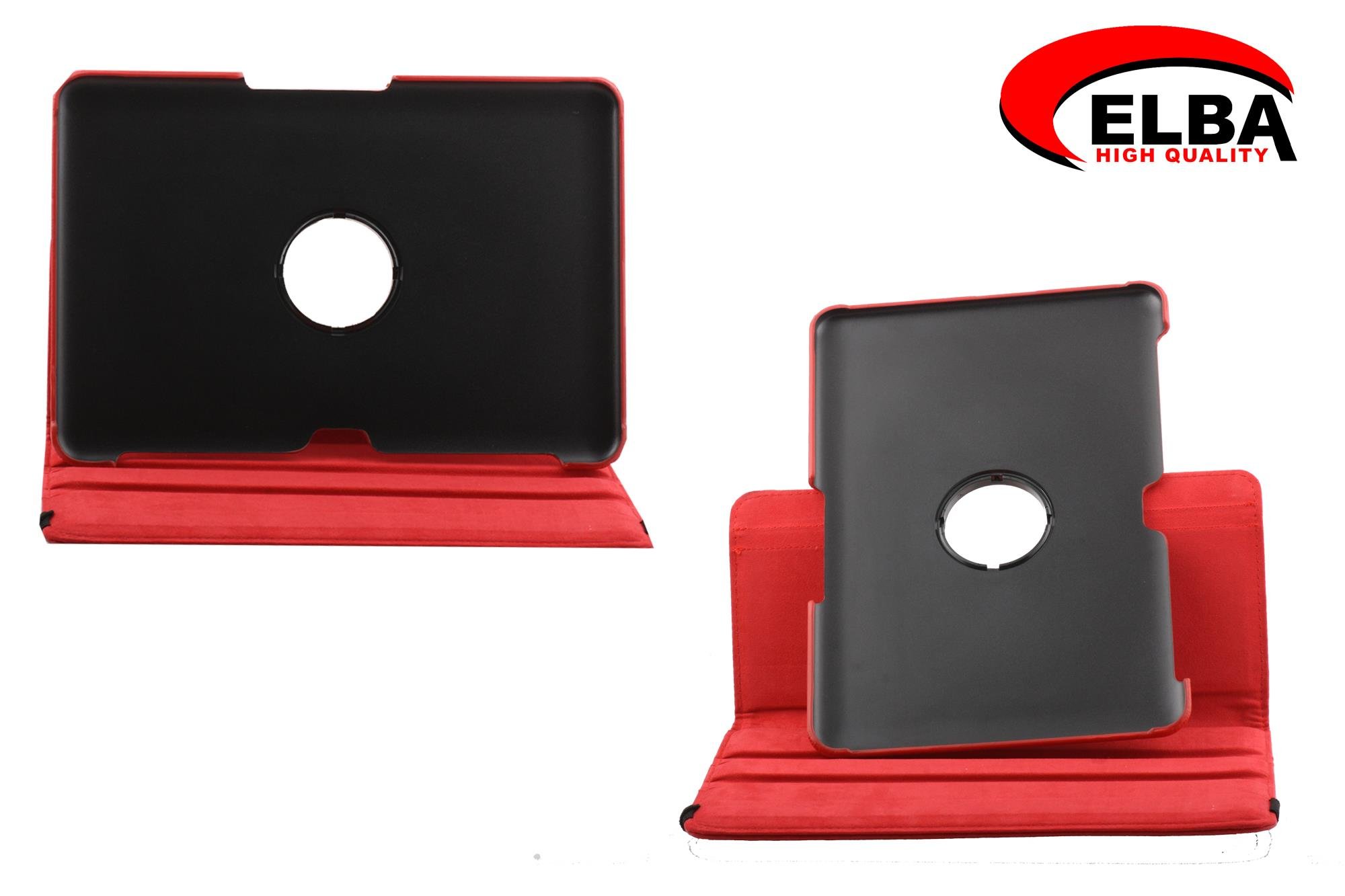 Cep Telefonu Aksesuarları Elba Samsung Tab2 P5100 Renkli Kılıf 360 Derece Dönebilen (Beyaz-Kırmızı-Açık Mavi-Siyah) 10.1
