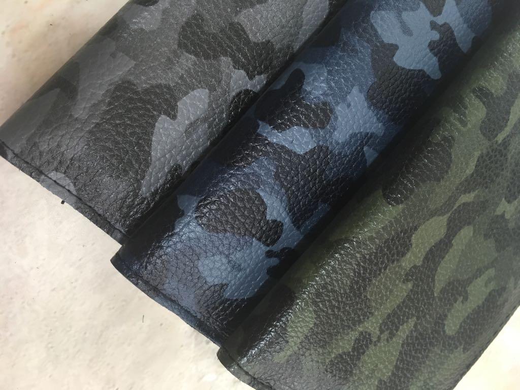 Cep Telefonu Aksesuarları Leony 6.1 inch Uyumlu Deri Kartlıklı Kılıf Kamuflaj Yeşil Satın Al