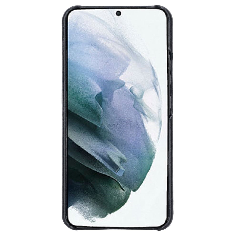 Cep Telefonu Aksesuarları Samsung Galaxy S22 Plus Uyumlu Deri Arka Kapak UJ RST1 Siyah Satın Al