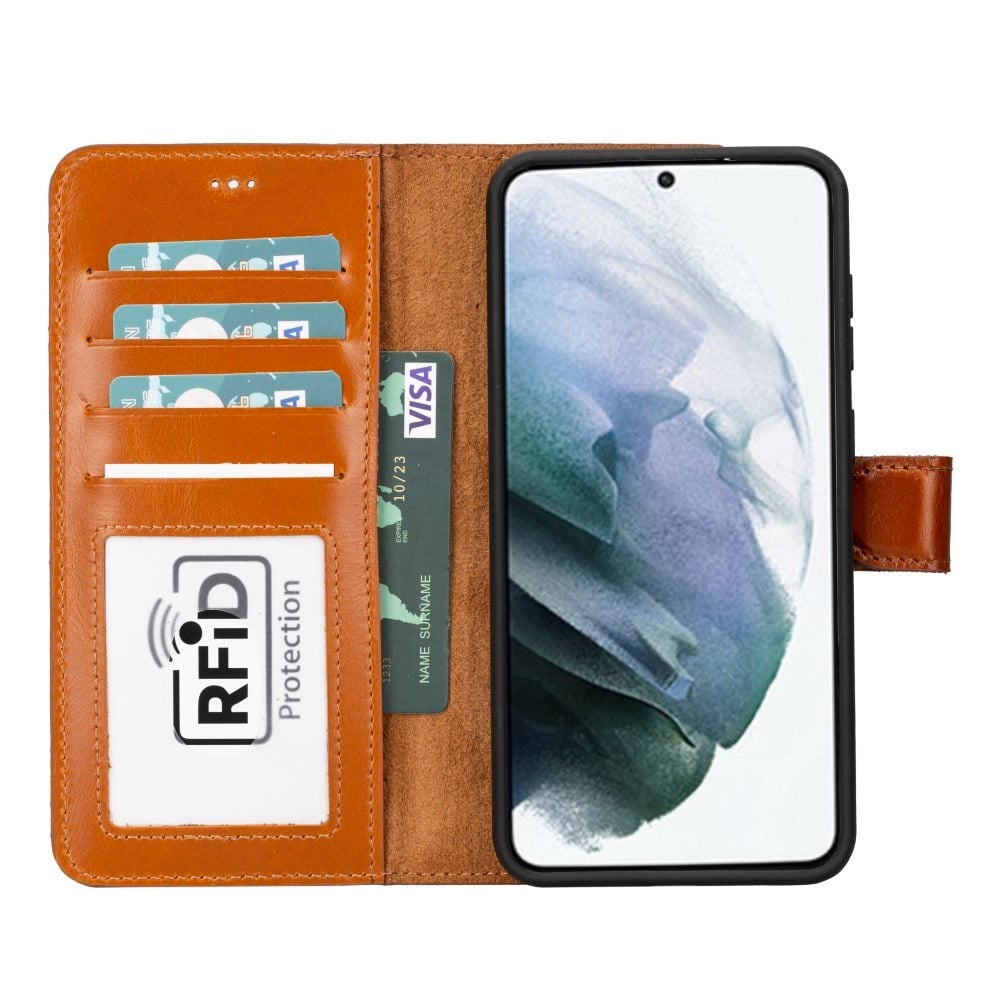 Cep Telefonu Aksesuarları Samsung Galaxy S23 Plus Uyumlu Deri Cüzdanlı Kılıf RST2EF Taba Satın Al
