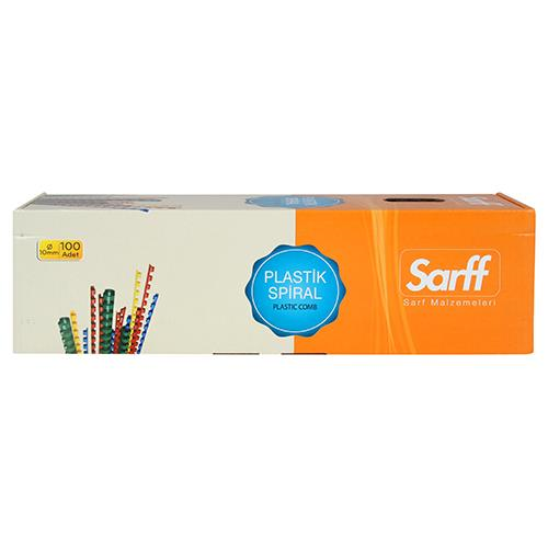 Cilt Kapakları Sarff 10mm.BEYAZ DELUX Plastik Spiral 100 Adet Satın Al