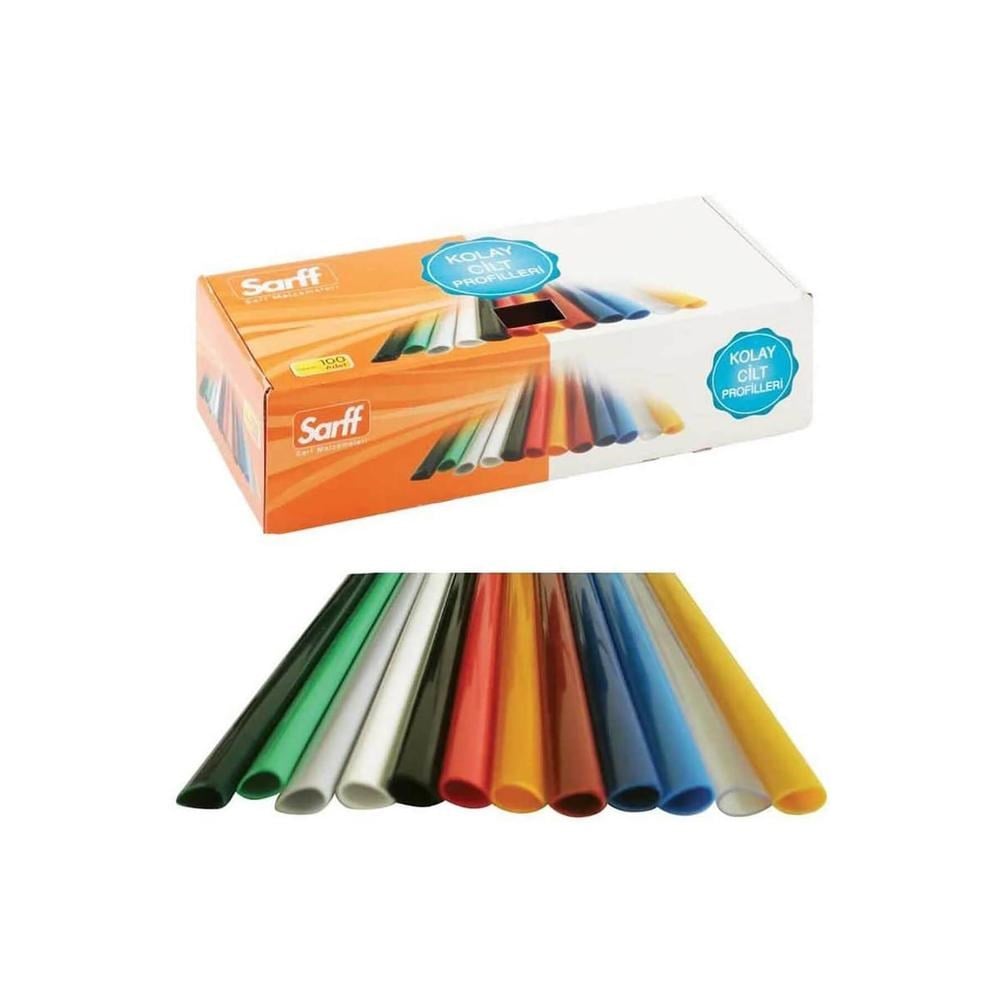 Cilt Kapakları Sarff (6mm). SIRTLIK ŞEFFAF 100 Lü Paket Satın Al