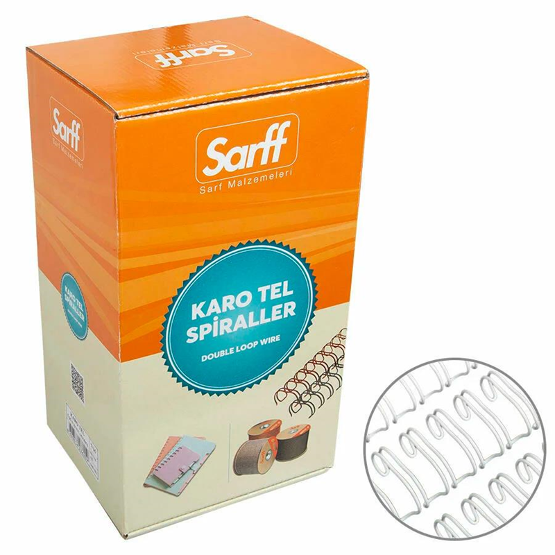 Cilt Kapakları Sarff 7/16 BEYAZ JBI KAROTEL KUTU 100 Adet Satın Al