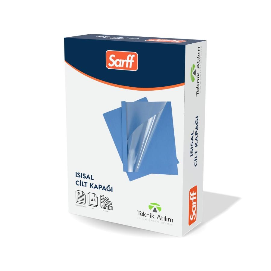 Cilt Kapakları SARFF ISISAL ŞEFFAF CİLT KAPAĞI 1.5mmBEYAZ 100 AD Satın Al