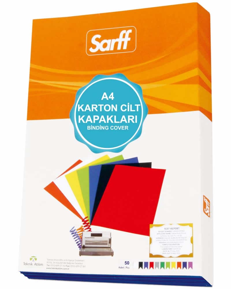 Cilt Kapakları Sarff PVC A3 ŞEFFAF Cilt Kapağı 100'Lü Paket Satın Al