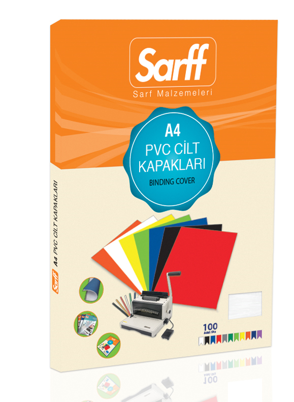 Cilt Kapakları Sarff PVC A4 ŞEFFAF Cilt Kapağı 100'Lü Paket Satın Al