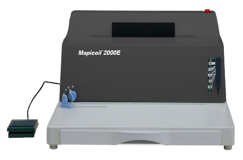 Ciltleme Makineleri MAPİCOİL 2000 E ELEKTRİKLİ PLASTİK HELEZON MAKİNESİ 4:1 SİSTEM Satın Al