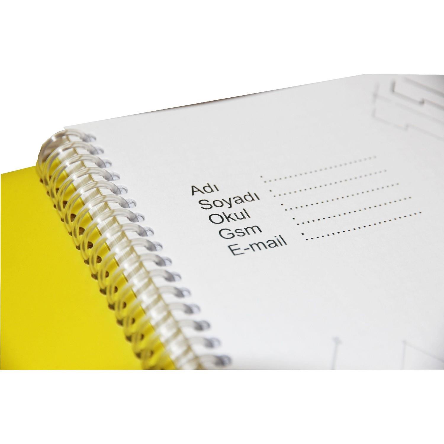 Defterler Color Liva A4 Pp Kapak Zımbalı Defter 6'Lı 60 Yaprak Çizgisiz Satın Al