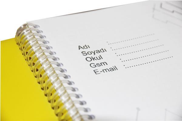 Defterler Color Liva A4 Pp Kapak Zımbalı Defter 6'Lı 80 Yaprak Kareli Satın Al