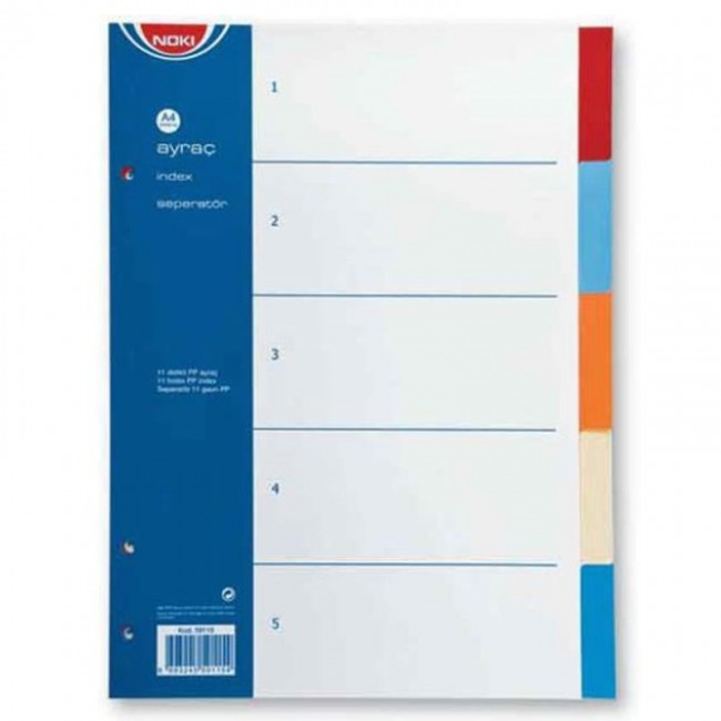Dosya Ayracı Noki 59115 Ayraç A4 5 Renk Satın Al