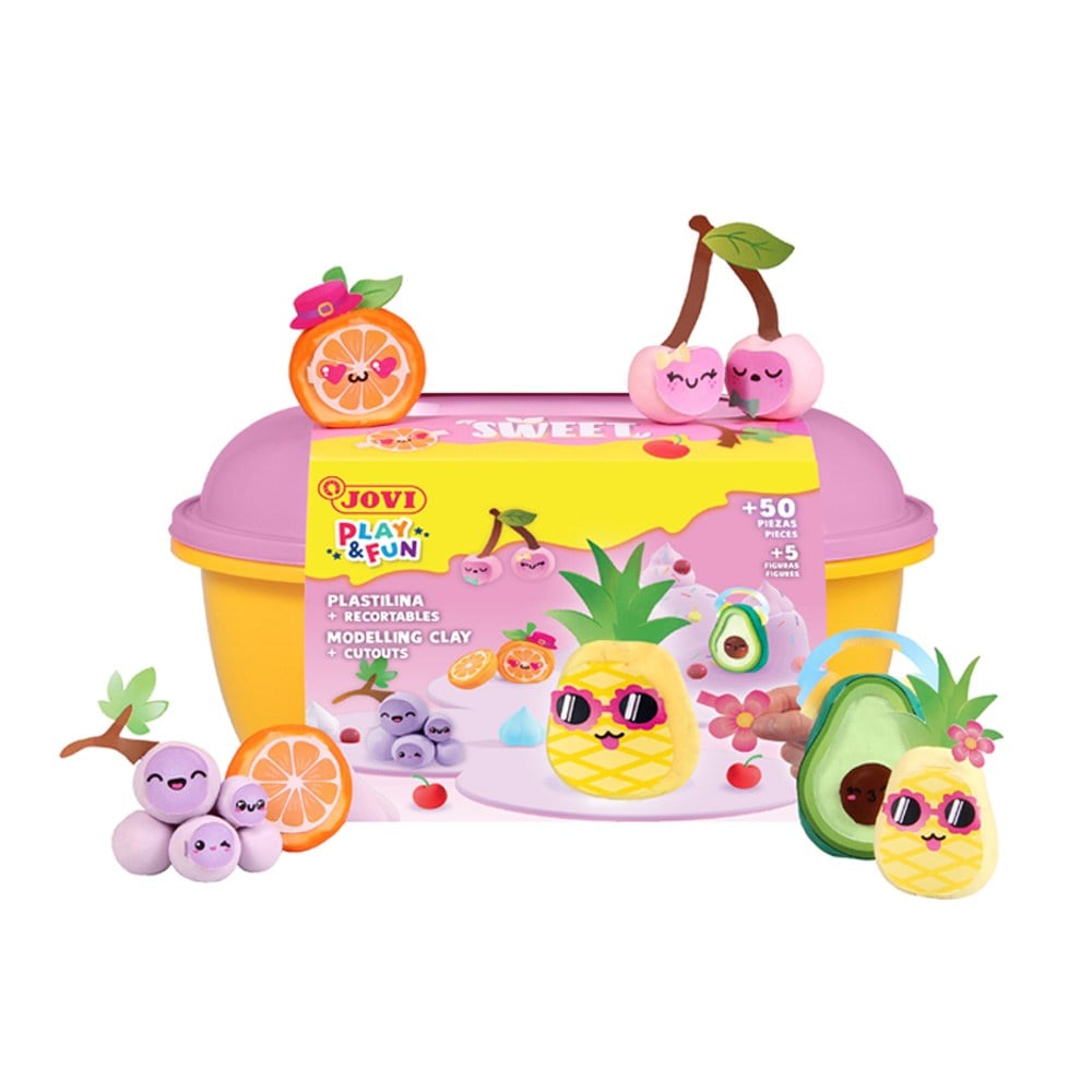 Eğitici Oyuncaklar JOVI 2202 KURUMAYAN OYUN HAMURU PLAY&FUN ŞEKERLER SETİ Satın Al
