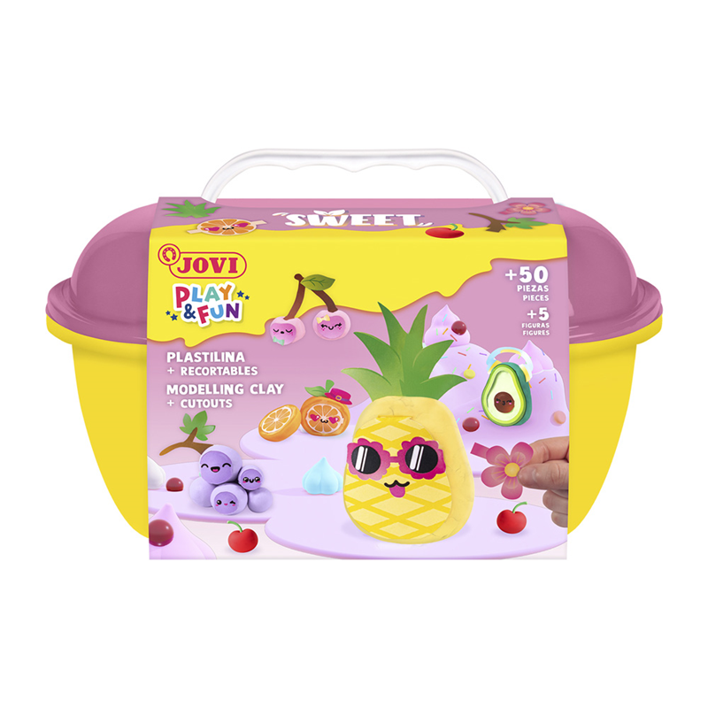 Eğitici Oyuncaklar JOVI 2202 KURUMAYAN OYUN HAMURU PLAY&FUN ŞEKERLER SETİ Satın Al