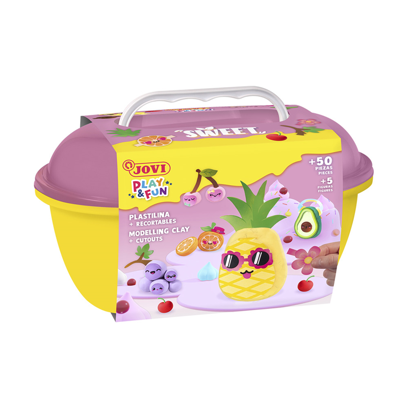 Eğitici Oyuncaklar JOVI 2202 KURUMAYAN OYUN HAMURU PLAY&FUN ŞEKERLER SETİ Satın Al