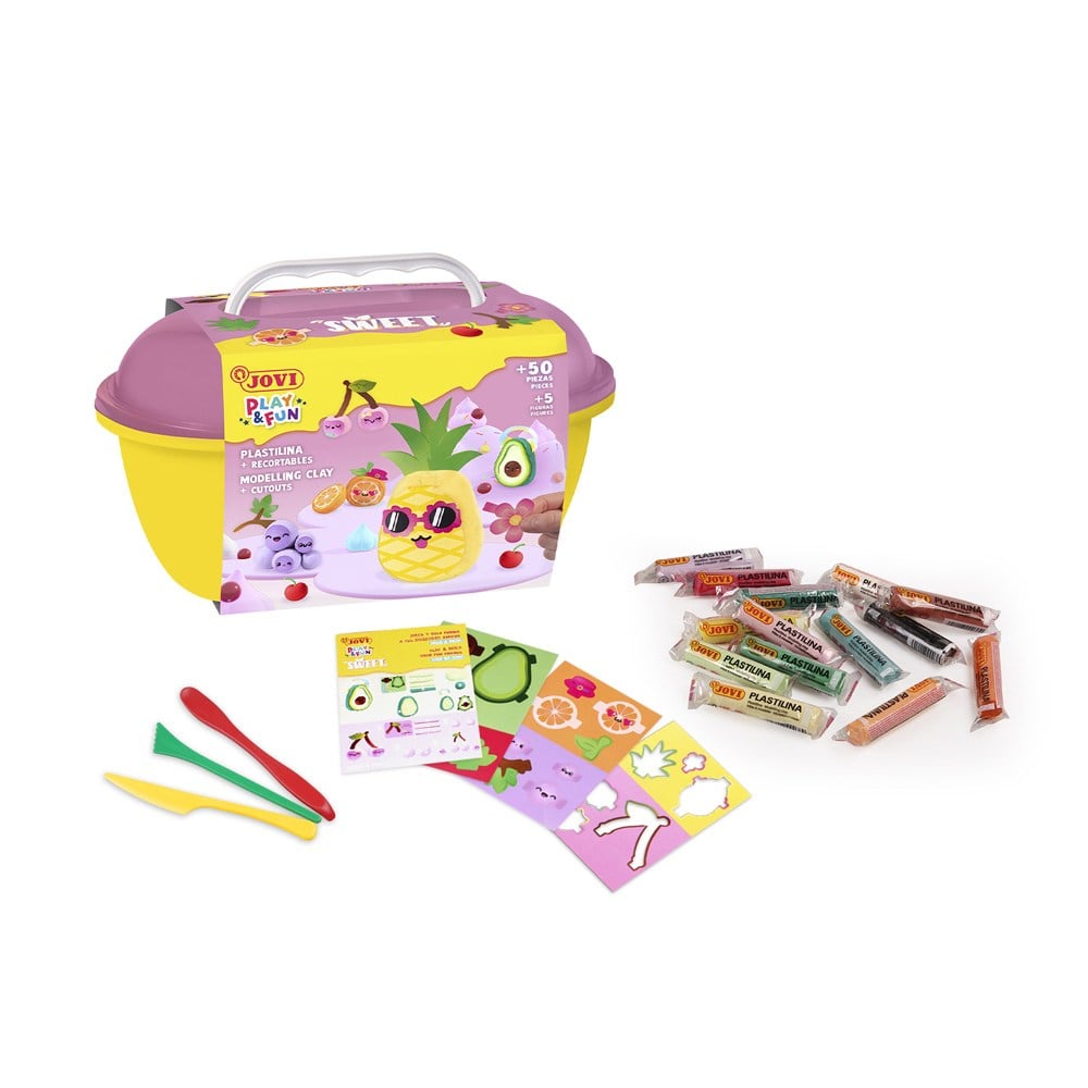 Eğitici Oyuncaklar JOVI 2202 KURUMAYAN OYUN HAMURU PLAY&FUN ŞEKERLER SETİ Satın Al
