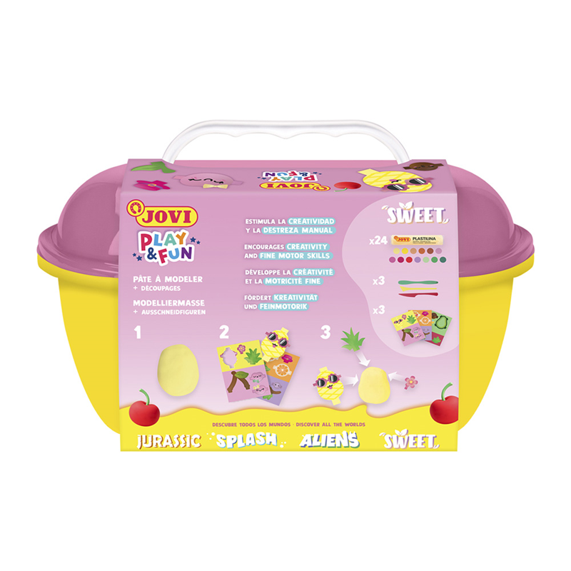 Eğitici Oyuncaklar JOVI 2202 KURUMAYAN OYUN HAMURU PLAY&FUN ŞEKERLER SETİ Satın Al