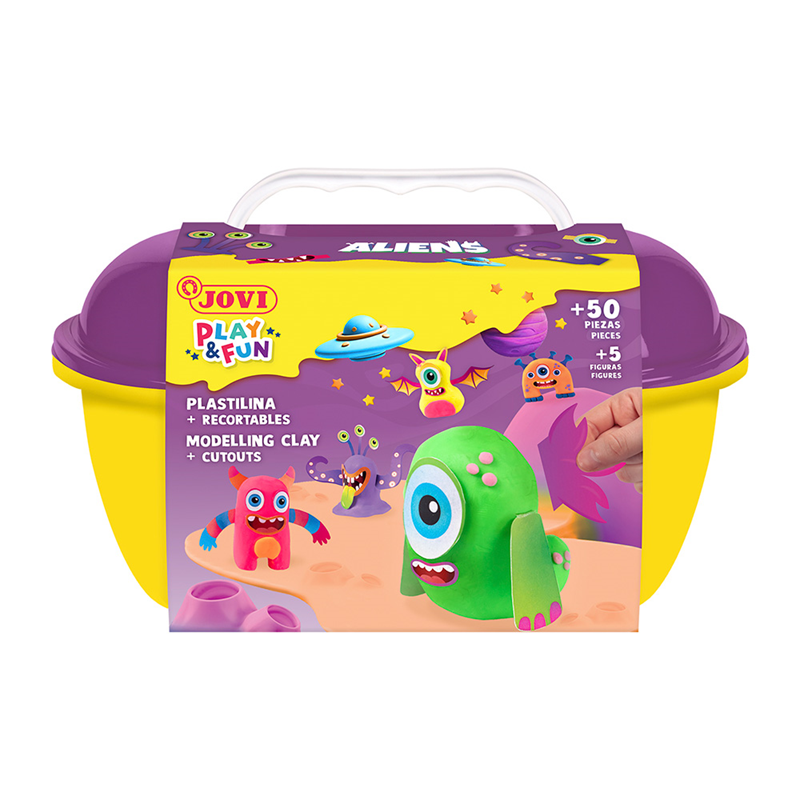 Eğitici Oyuncaklar JOVI 2204 KURUMAYAN OYUN HAMURU PLAY&FUN UZAYLILAR SETİ Satın Al