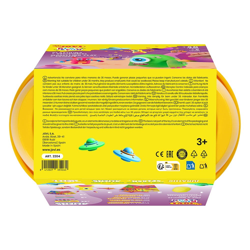 Eğitici Oyuncaklar JOVI 2204 KURUMAYAN OYUN HAMURU PLAY&FUN UZAYLILAR SETİ Satın Al