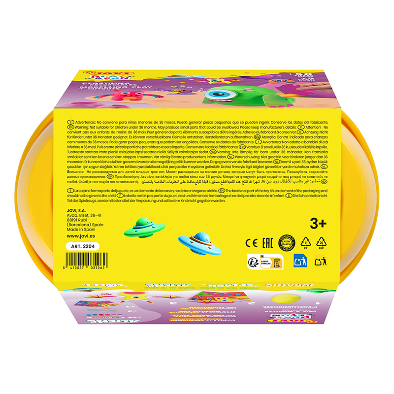 Eğitici Oyuncaklar JOVI 2204 KURUMAYAN OYUN HAMURU PLAY&FUN UZAYLILAR SETİ Satın Al