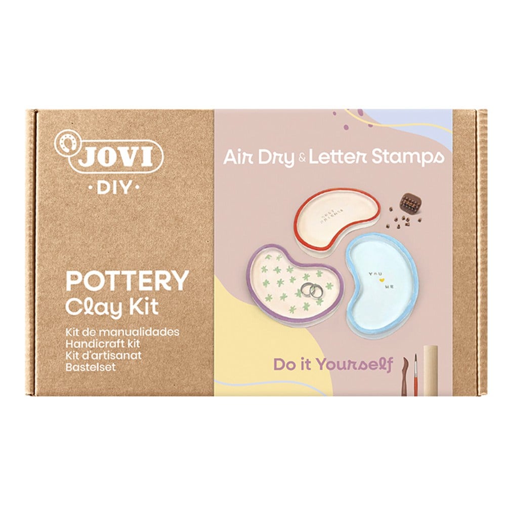 Eğitici Oyuncaklar JOVI 2706 SERAMİK HAMURU LETTER STAMP KİTİ - YAZI BASKILI Satın Al