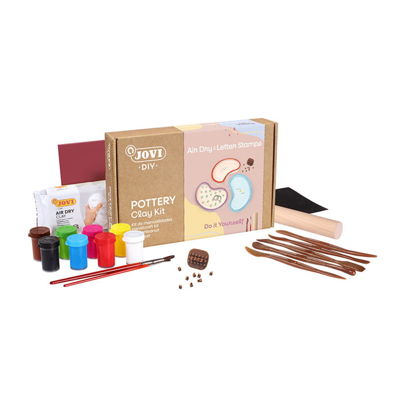 Eğitici Oyuncaklar JOVI 2706 SERAMİK HAMURU LETTER STAMP KİTİ - YAZI BASKILI Satın Al