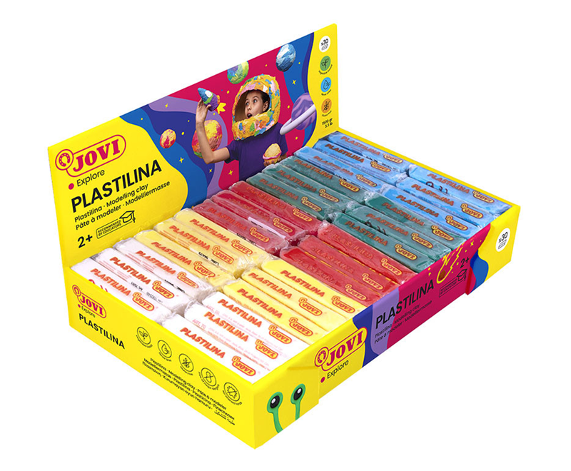 Eğitici Oyuncaklar JOVI 70B 50GR KURUMAYAN OYUN HAMURU BASIC 6 X 5 RENK - 30'LU KUTU Satın Al