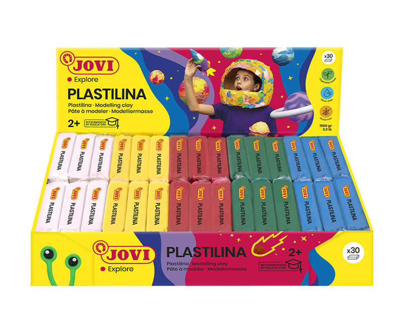 Eğitici Oyuncaklar JOVI 70B 50GR KURUMAYAN OYUN HAMURU BASIC 6 X 5 RENK - 30'LU KUTU Satın Al