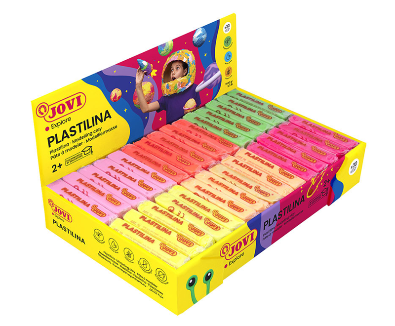 Eğitici Oyuncaklar JOVI 70F 50GR KURUMAYAN OYUN HAMURU NEON 5 X 6 RENK - 30'LU KUTU Satın Al