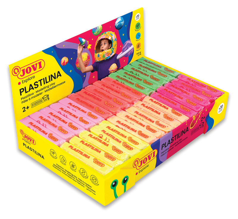 Eğitici Oyuncaklar JOVI 70F 50GR KURUMAYAN OYUN HAMURU NEON 5 X 6 RENK - 30'LU KUTU Satın Al
