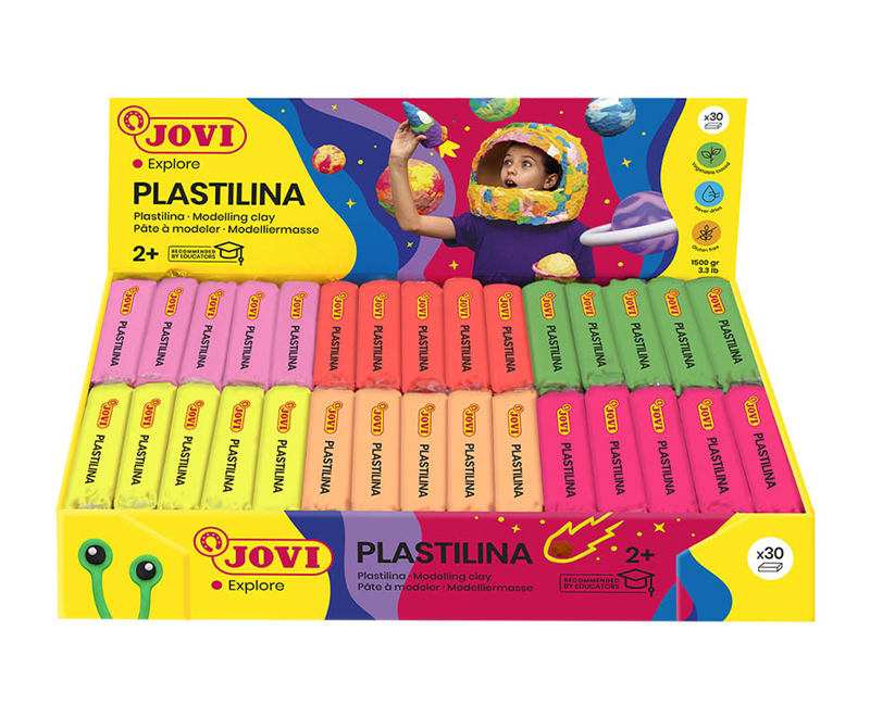 Eğitici Oyuncaklar JOVI 70F 50GR KURUMAYAN OYUN HAMURU NEON 5 X 6 RENK - 30'LU KUTU Satın Al