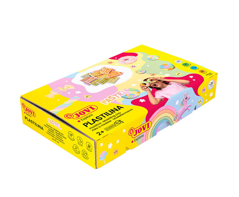 Eğitici Oyuncaklar JOVI 70P 50GR KURUMAYAN OYUN HAMURU PASTEL 5 X 6 RENK - 30'LU KUTU Satın Al