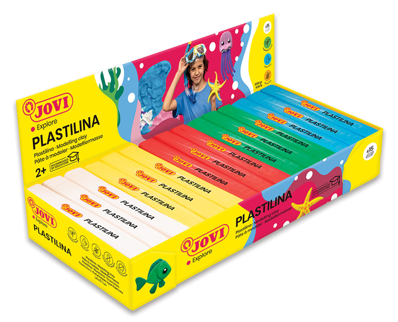 Eğitici Oyuncaklar JOVI 71B 150GR KURUMAYAN OYUN HAMURU BASIC 3 X 5 RENK - 15'Lİ KUTU Satın Al
