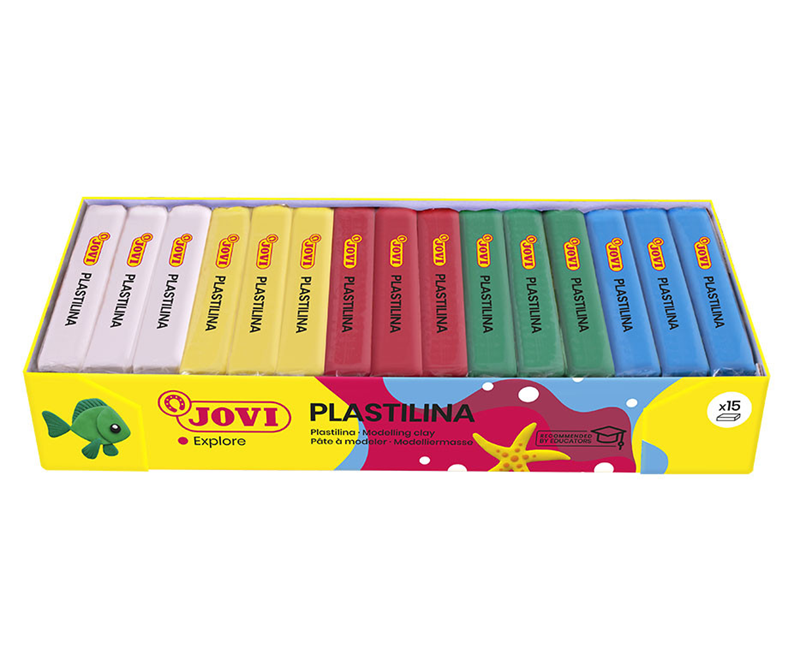 Eğitici Oyuncaklar JOVI 71B 150GR KURUMAYAN OYUN HAMURU BASIC 3 X 5 RENK - 15'Lİ KUTU Satın Al