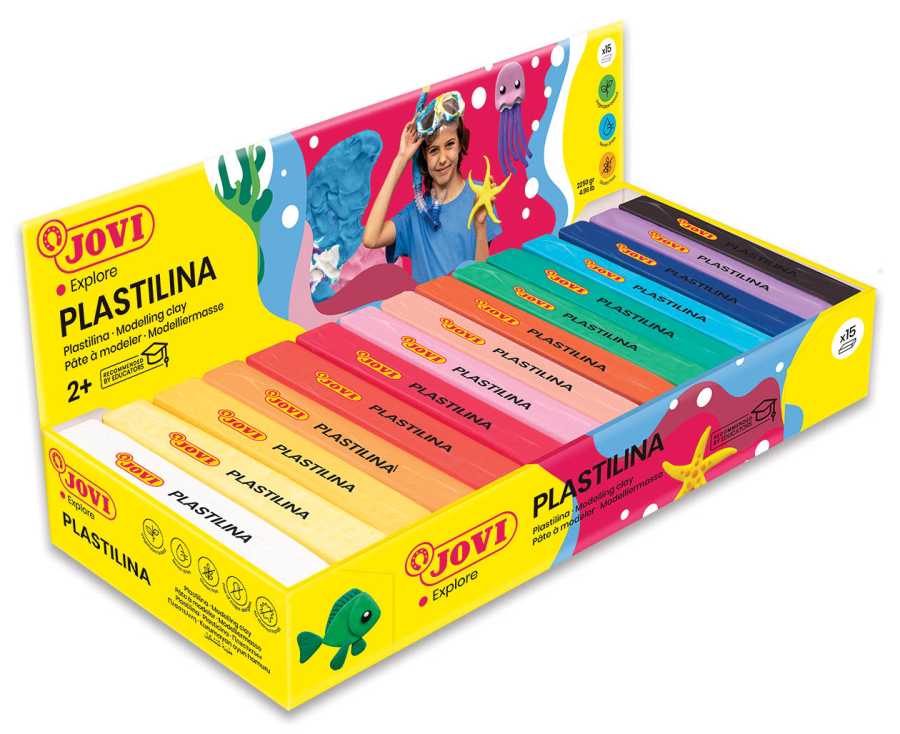 Eğitici Oyuncaklar JOVI 71S 150GR KURUMAYAN OYUN HAMURU ASORTİ 15 RENK - 15'Lİ KUTU Satın Al