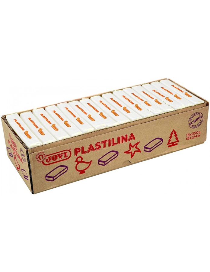 Eğitici Oyuncaklar JOVI 72U 350GR KURUMAYAN OYUN HAMURU BEYAZ - 15'Lİ KUTU Satın Al