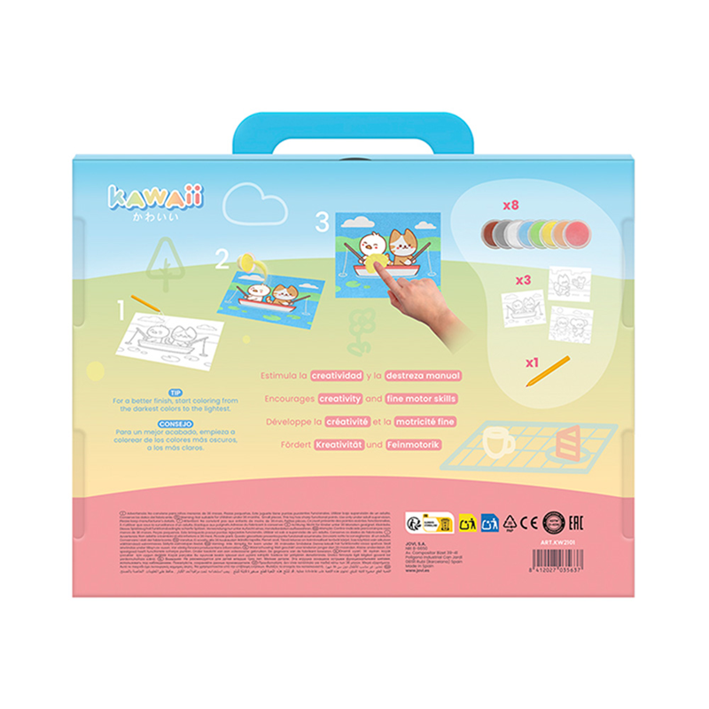 Eğitici Oyuncaklar JOVI KW2101 KAWAII KUM BOYA KİTİ - 8'Lİ Satın Al